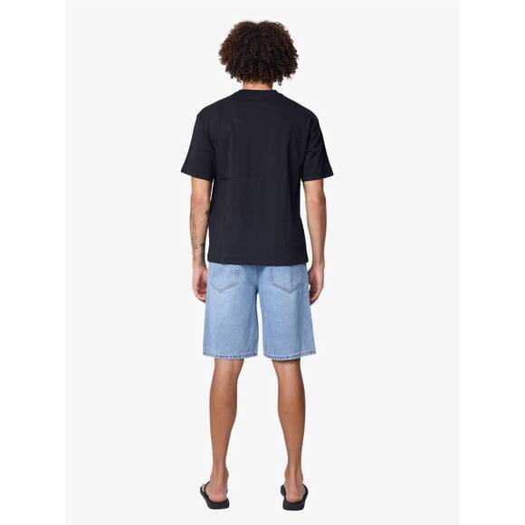 NEW MARKET folk fitted bear t-shirt in pirate black - Picture 2 of 5